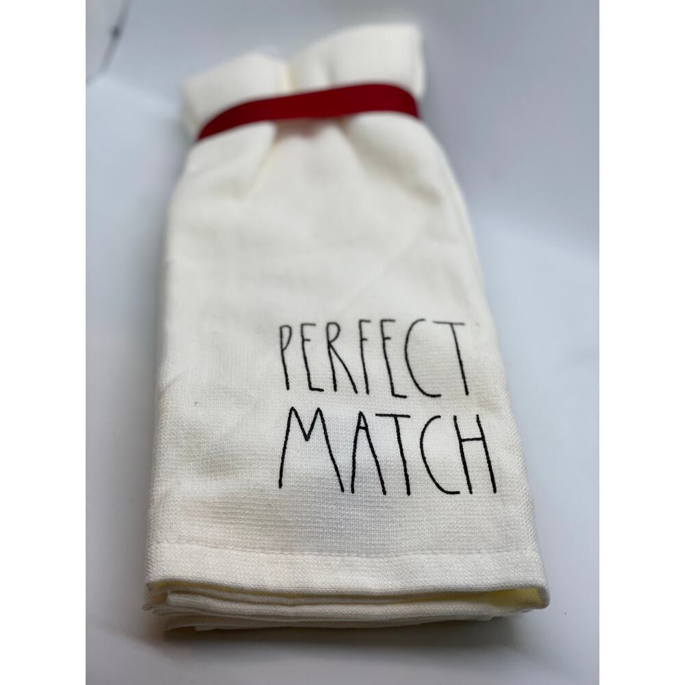 Rae Dunn "Perfect Match" Hand Towels